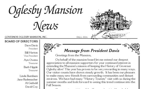 Oglesby Newsletter Fall 2026